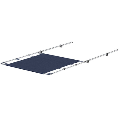 SureShade SureShade PTX Power Shade - 57" Wide - Stainless Steel - Navy Boat Outfitting