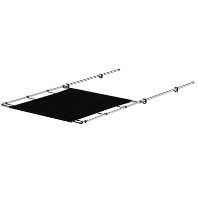 SureShade SureShade PTX Power Shade - 63" Wide - Stainless Steel - Black Boat Outfitting