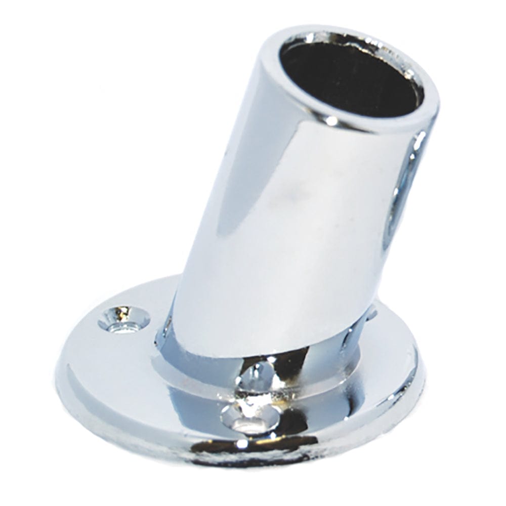 Taylor Made Taylor Made 1" Slanted Chrome Plated Flag Pole Socket Boat Outfitting
