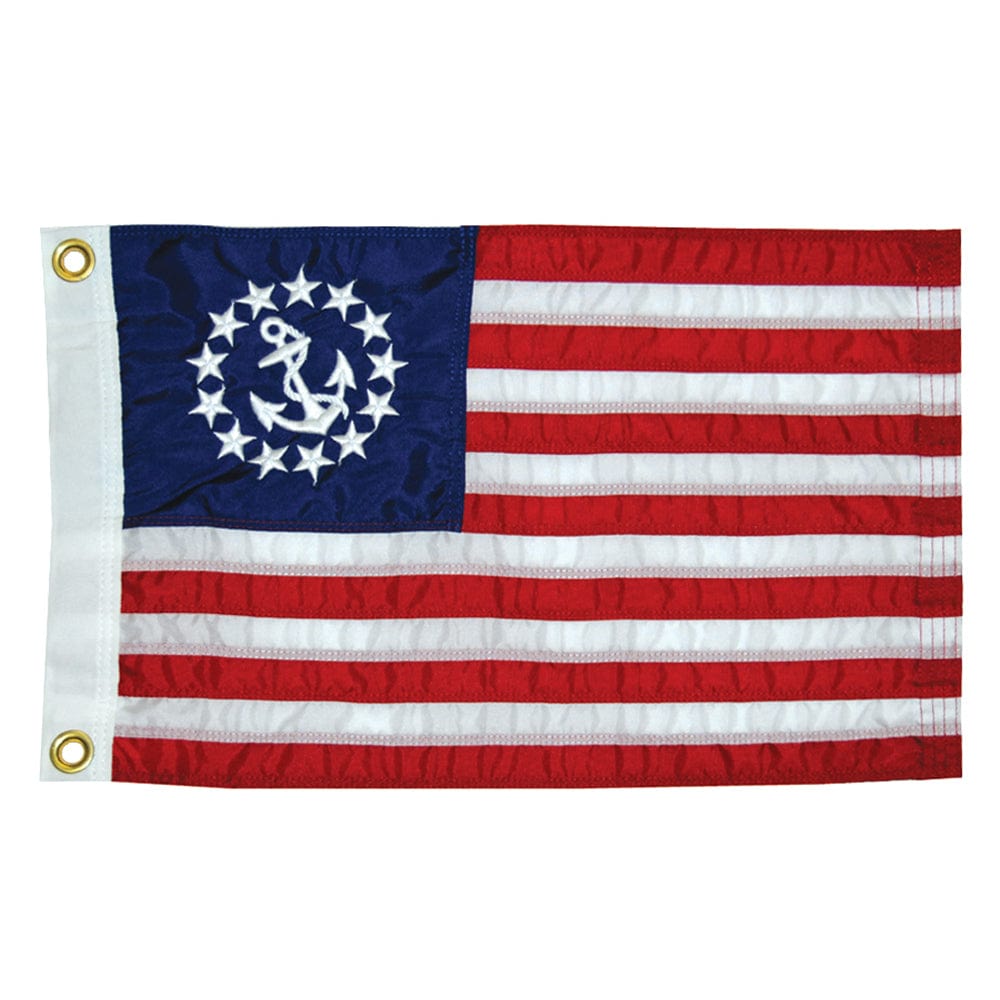 Taylor Made Taylor Made 12" x 18" Deluxe Sewn US Yacht Ensign Flag Boat Outfitting