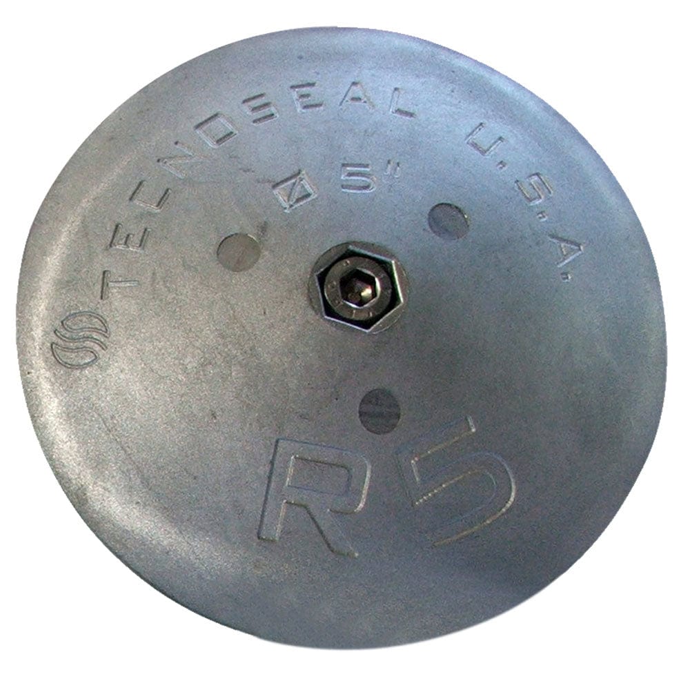 Tecnoseal Tecnoseal R5 Rudder Anode - Zinc - 5" Diameter x 7/8" Thickness Boat Outfitting