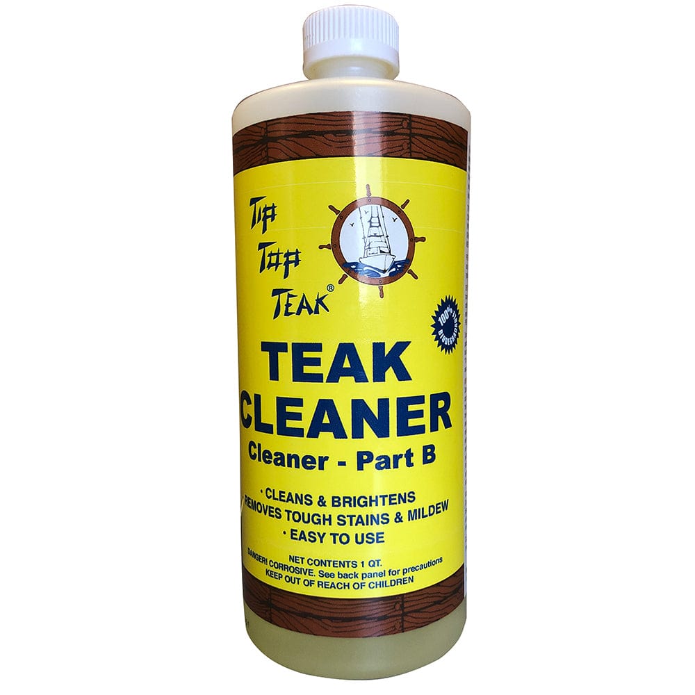 Tip Top Teak Tip Top Teak Cleaner Part B - Quart Boat Outfitting