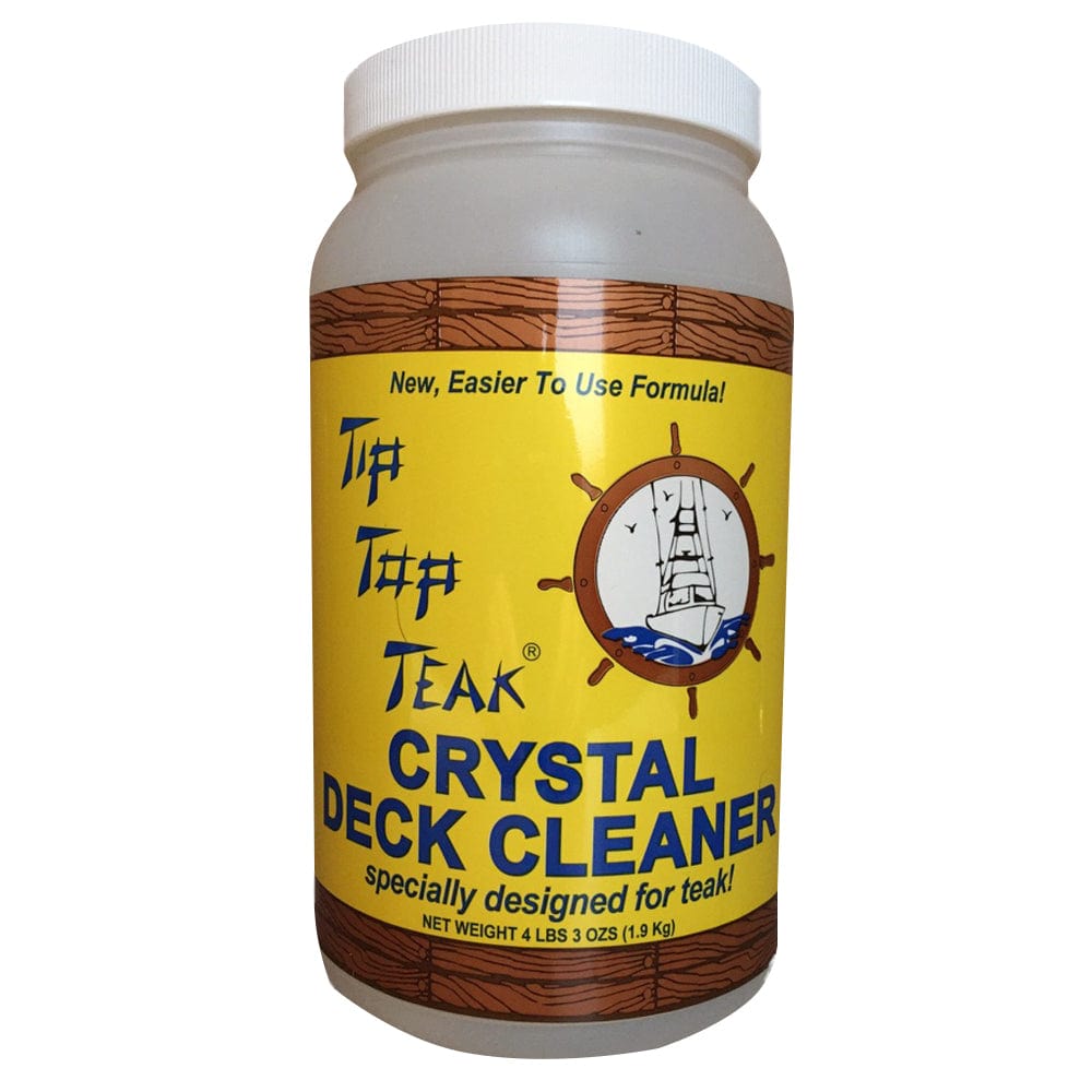 Tip Top Teak Tip Top Teak Crystal Deck Cleaner - Half Gallon (4lbs 3oz) Boat Outfitting