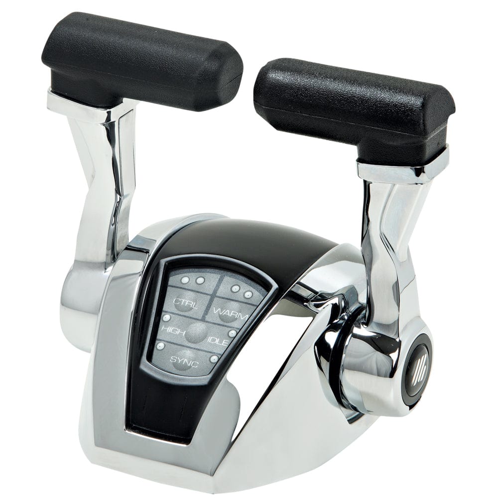 Uflex USA UFlex Power A Mark II Twin Engines Control Head w/o Trim Boat Outfitting
