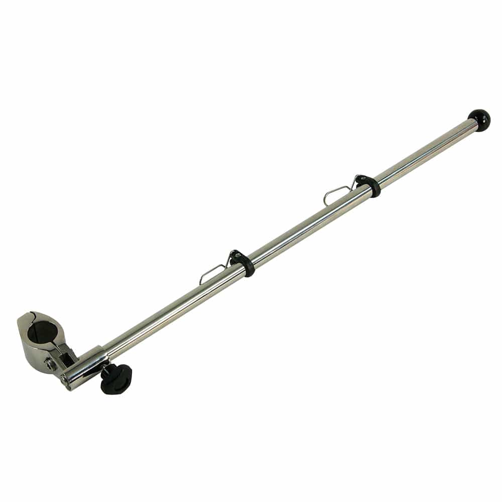 Whitecap Whitecap Clamp-On Flag Pole - 1/2" Diameter Stainless Steel Clamp & Pole Boat Outfitting