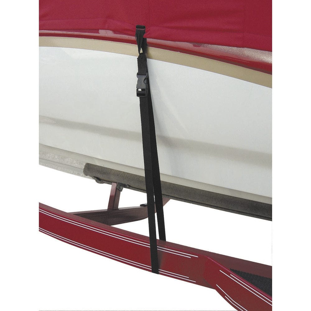 BoatBuckle BoatBuckle Snap-Lock Boat Cover Tie-Downs - 1" x 4' - 6-Pack Trailering