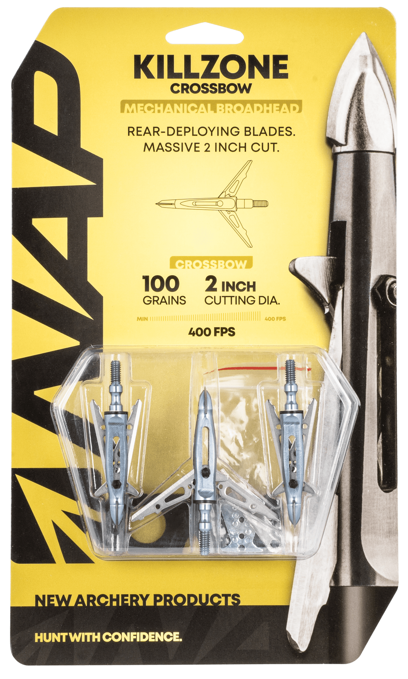 New Archery Products Nap Killzone C.o.c. Broadheads Crossbow 100 Gr. 3 Pk. Broadheads