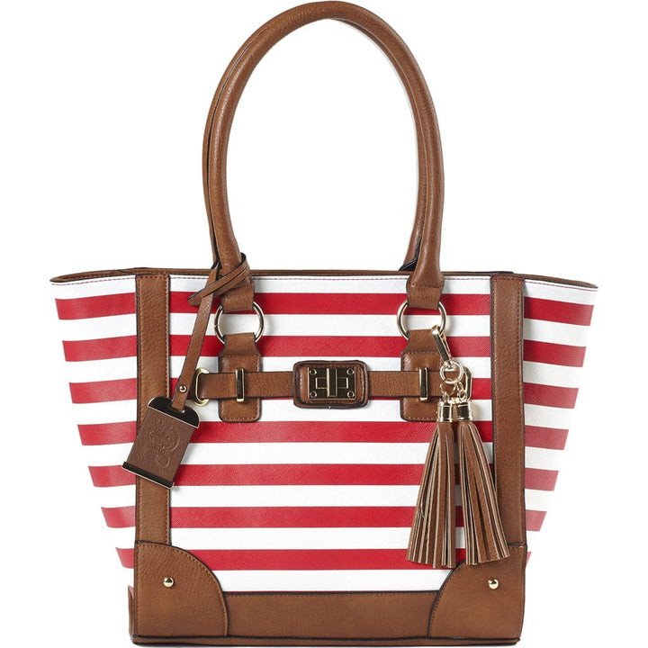 Bulldog Bulldog Tote Style Conceal Carry Purse Cherry Stripe Firearm Accessories