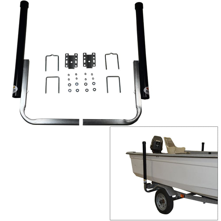 C.E. Smith C.E. Smith 40" PVC Post Guide-On w/Unlighted Posts - Black Trailering