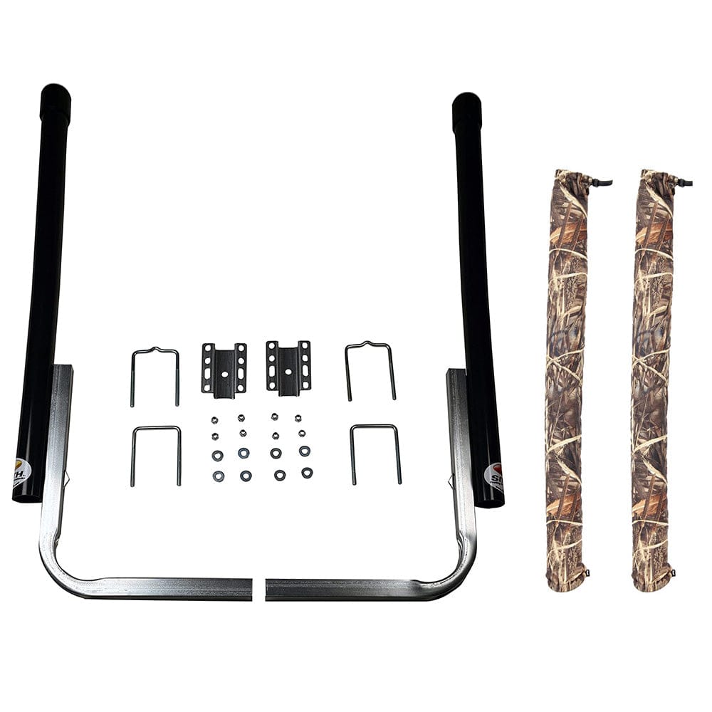 C.E. Smith C.E. Smith 60" Black PVC Post Guide-On & Camo Wet Lands Post Guide-On Pads Trailering