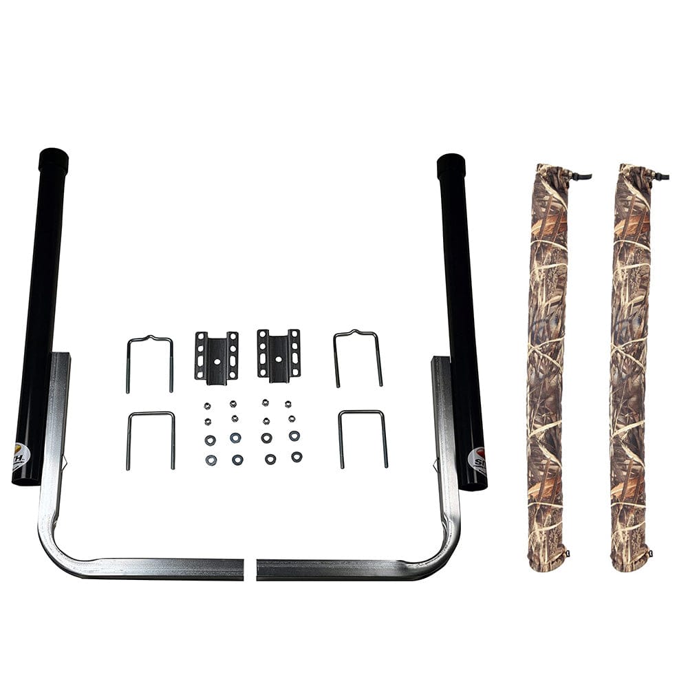 C.E. Smith C.E. Smith Black 40" Post Guide-On & Camo Wet Lands Post Guide-On Pads Trailering