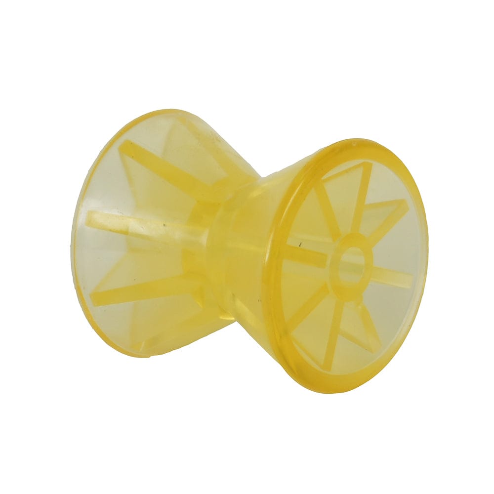 C.E. Smith C.E. Smith Bow Roller - Yellow PVC - 4" x 1/2" ID Trailering