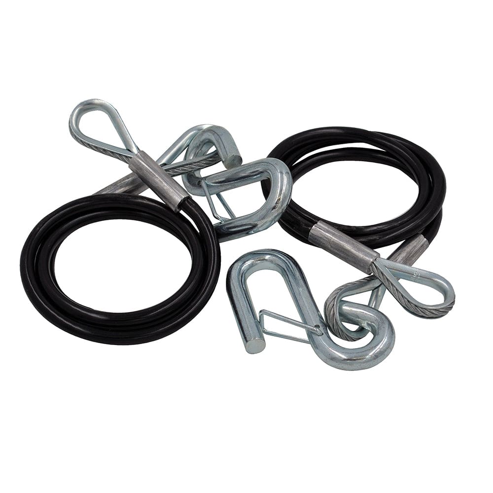 C.E. Smith C.E. Smith Safety Cables - 5000lb Capacity - PVC Coated - Pair Trailering