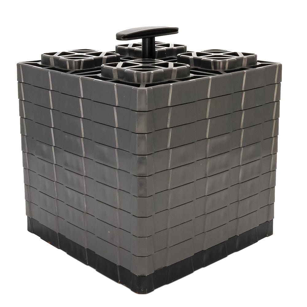 Camco Camco FasTen Leveling Blocks XL w/T-Handle - 2x2 - Grey *10-Pack Trailering