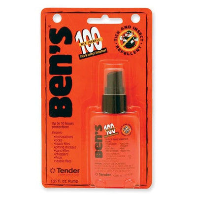 Bens Bens 100 Tick and Insect Repellent Pump oz 1.25 oz Camping And Outdoor