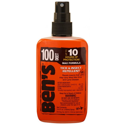 Bens Bens 100 Tick and Insect Repellent Pump oz 3.4 oz Camping And Outdoor