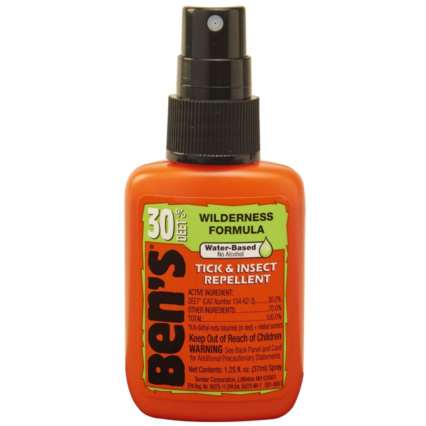 Bens Bens 30 Tick and Insect Repellent 1.25 oz Pump Camping And Outdoor