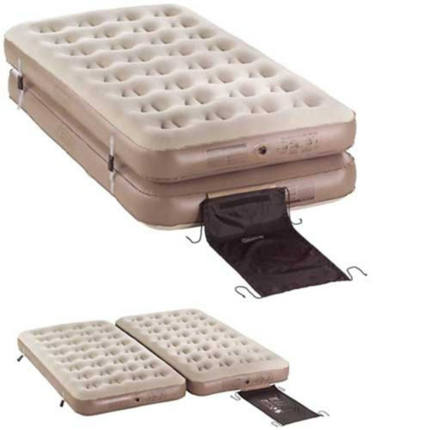 Coleman Coleman 4-N-1 Quickbed Airbed Tan Camping And Outdoor