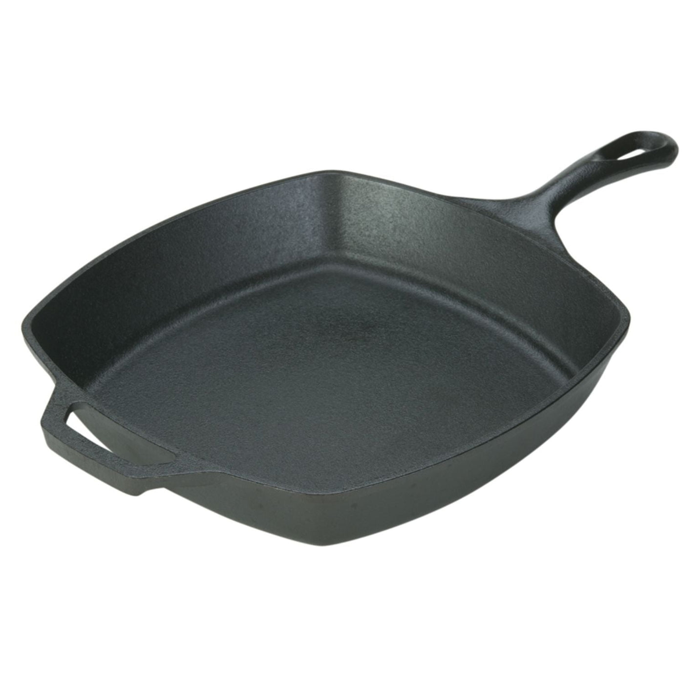 Lodge Cast Iron Lodge L8SQ3 10.5 Inch Square Cast Iron Skillet Camping And Outdoor