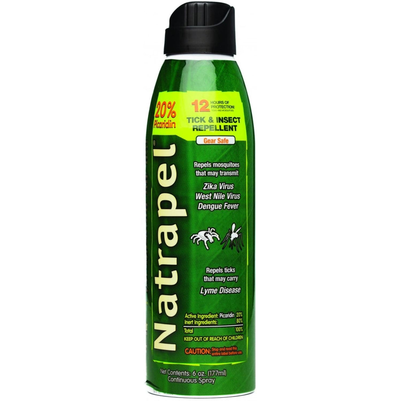 Natrapel Natrapel 12-hour Picaridin Repellent 6 oz Continuous Spray Camping And Outdoor
