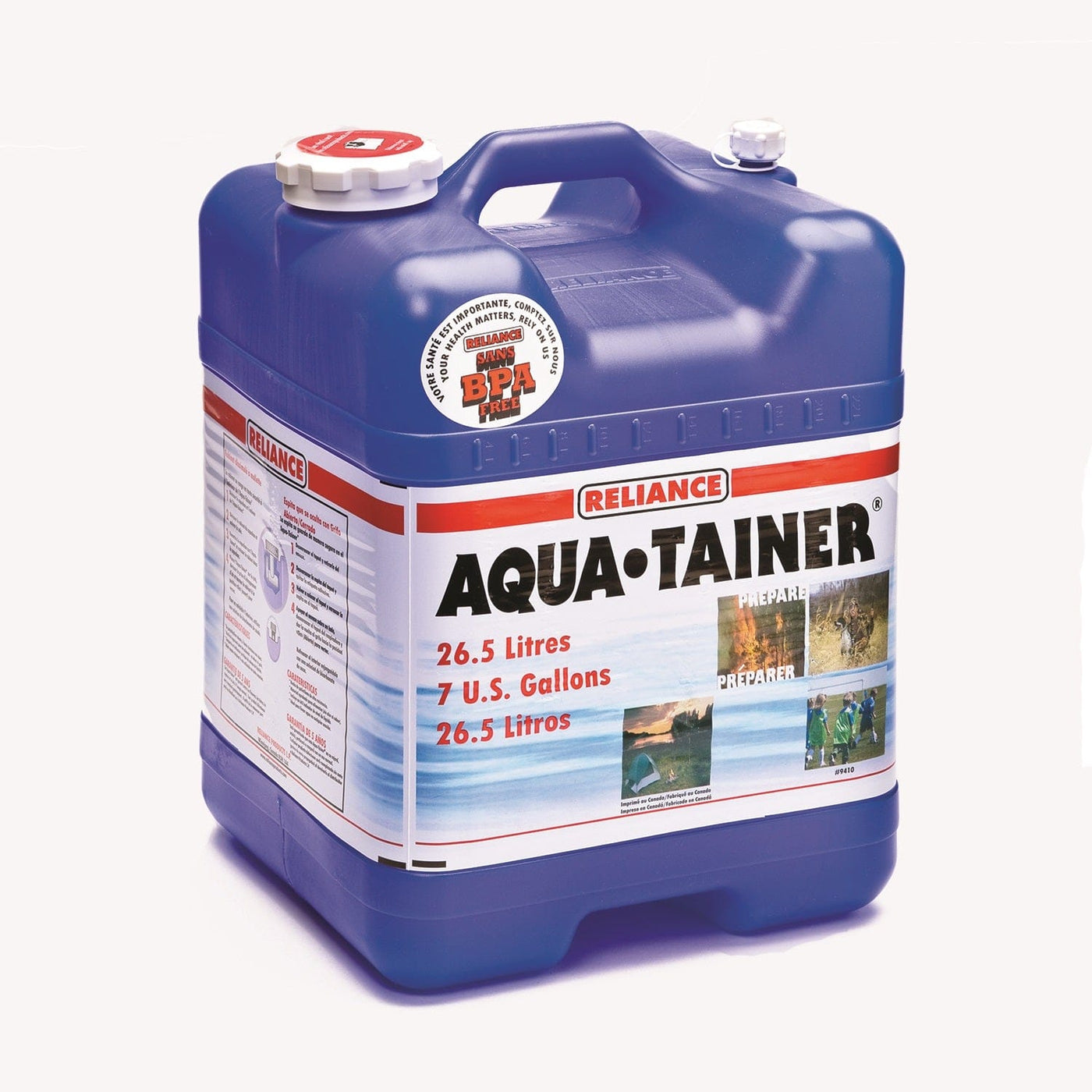 Reliance Reliance Aqua-Tainer Water Container 7 Gallon 7 Gallon Camping And Outdoor
