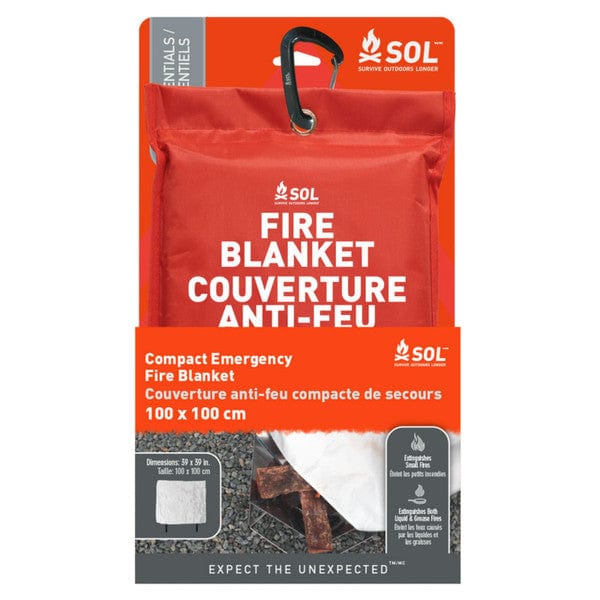 SOL SOL Emergency Fire Blanket Compact Camping And Outdoor