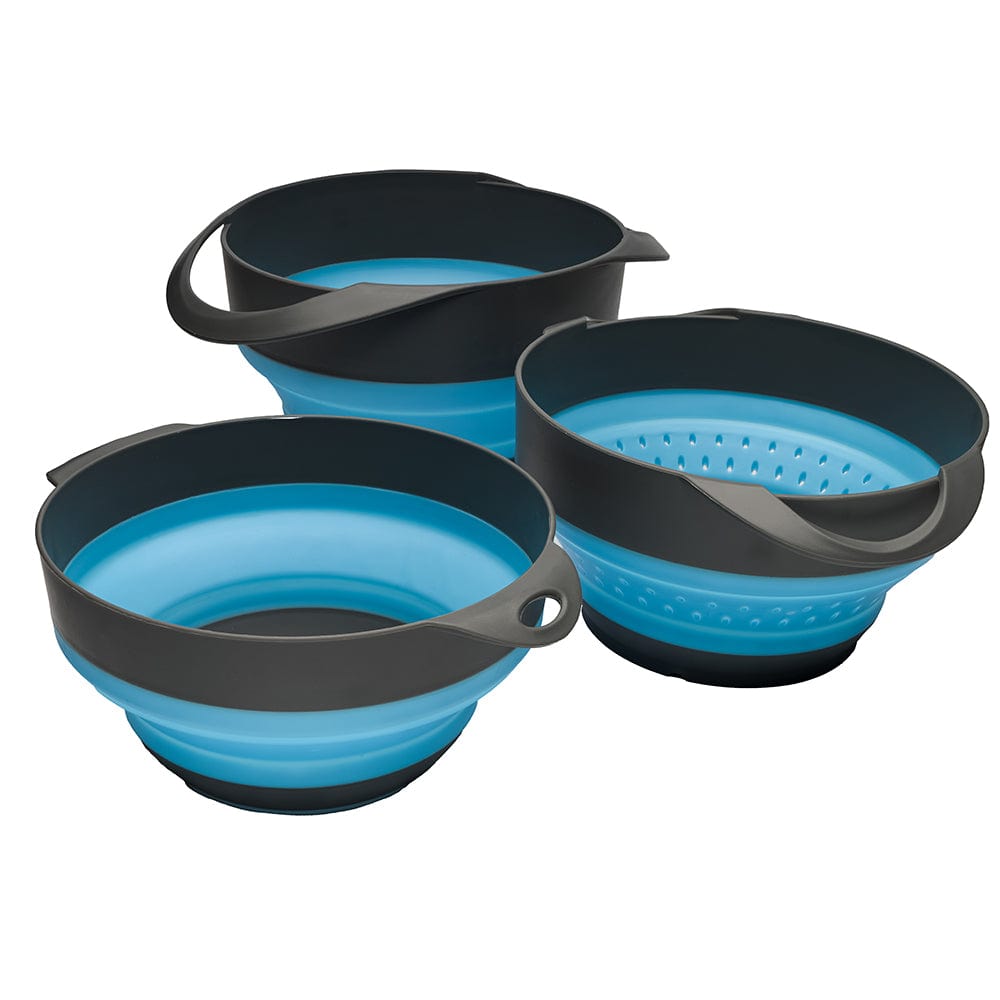 SOL SOL Flat Pack Bowls and Strainer Set Camping And Outdoor