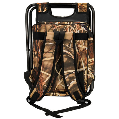 Camco Camco Camping Stool Backpack Cooler - Camouflage Camping