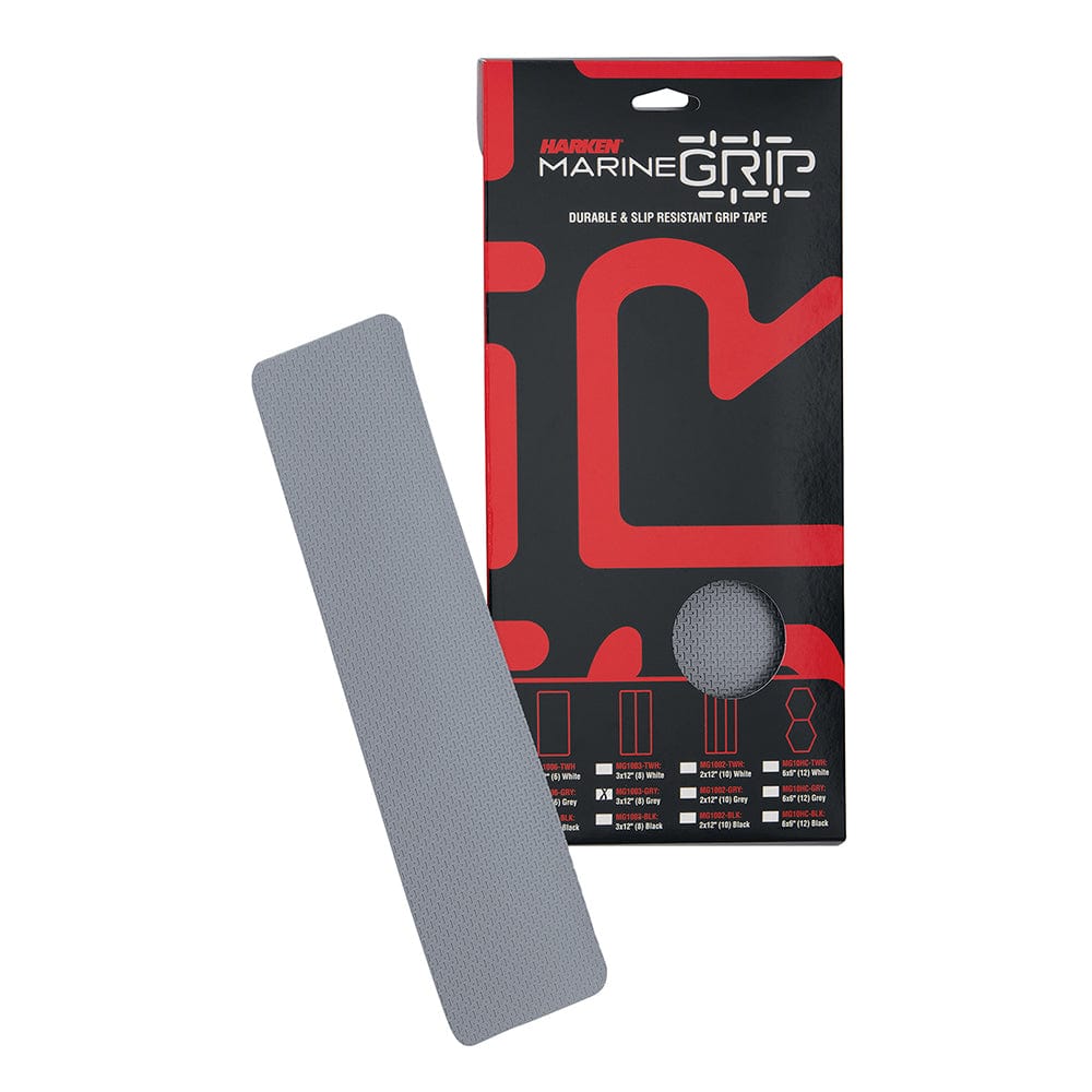 Harken Harken Marine Grip Tape - 3 x 12" - Grey - 8 Pieces Camping