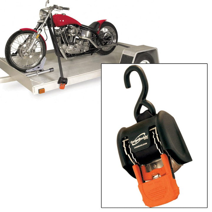 CargoBuckle CargoBuckle G3 Retractable Ratchet Tie-Down - 2" x 72" - Pair Trailering