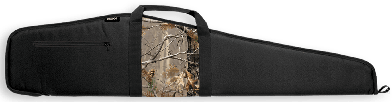 Bulldog Bulldog Deluxe Rifle Case 44" - Black W/ Aphd Camo Panel Cases Gun/bow