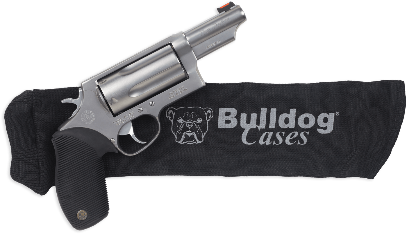 Bulldog Bulldog Gun Sock 14"x4" Black - Handgun Cases Gun/bow