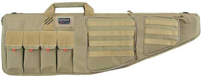 GPS Gps Tactical Ar Case 42" Tan - W/external Handgun Holder Cases Gun/bow