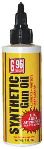 G96 Products G96 Case Of 12 Synthetic Clp - Gun Oil 4oz. Squeeze Bottle Cleaning And Gun Care