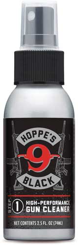 Hoppes Hoppes Black Gun Cleaner 2 Oz. - Aluminium Pump Bottle 2.5oz Cleaning And Gun Care