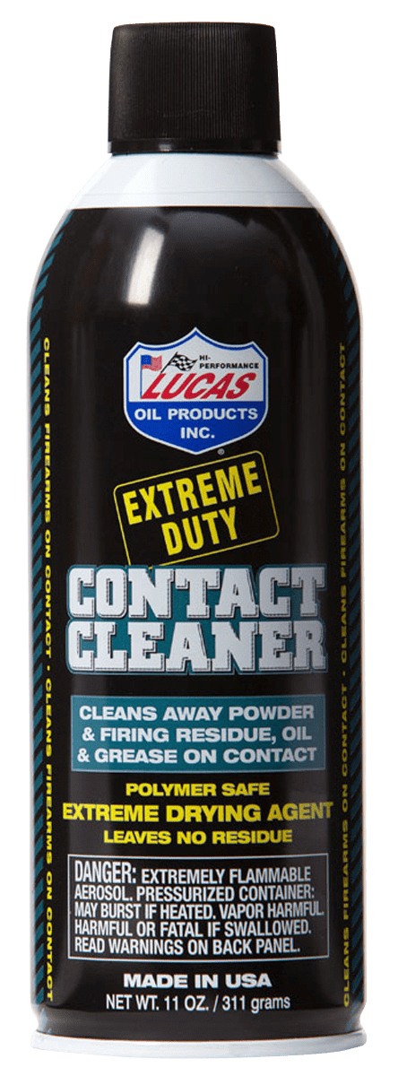Lucas Oil Lucas Oil 11 Oz Extreme Duty - Contact Cleaner Aerosol Cleaning And Gun Care