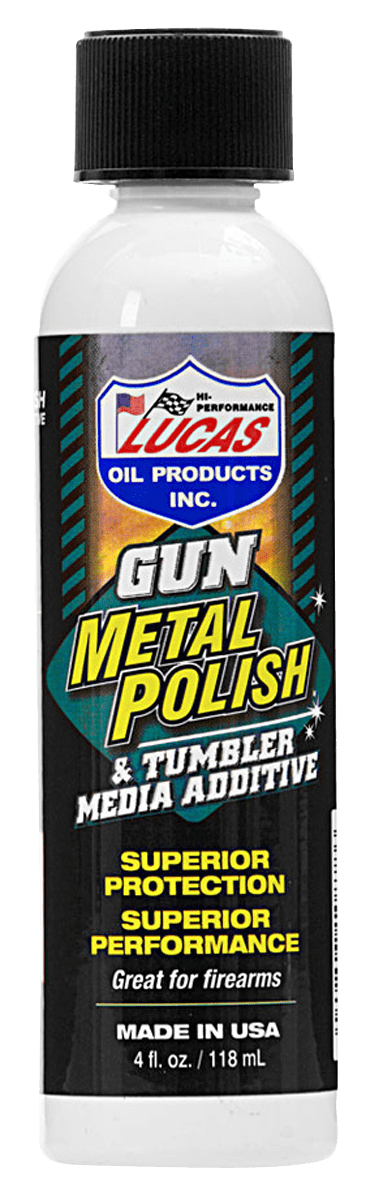 Lucas Oil Lucas Oil 4oz Gun Metal Polish - Tumbler Media Additive Liquid Cleaning And Gun Care