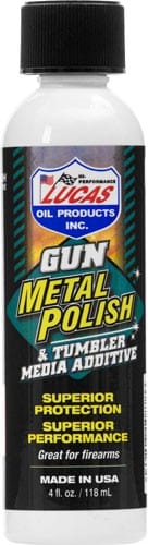 Lucas Oil Lucas Oil 4oz Gun Metal Polish - Tumbler Media Additive Liquid Cleaning And Gun Care
