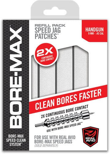 Real Avid Real Avid Bore Max Speed Jag - Patches 4" S Cleaning And Gun Care