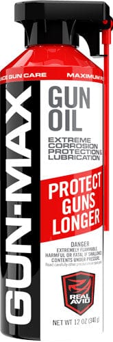 Real Avid Real Avid Gun Max Gun Oil - 12 Oz. Aerosal Flip Up Nozzle Cleaning And Gun Care
