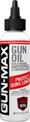 Real Avid Real Avid Gun Max Gun Oil - 4 Oz. Bottle Cleaning And Gun Care