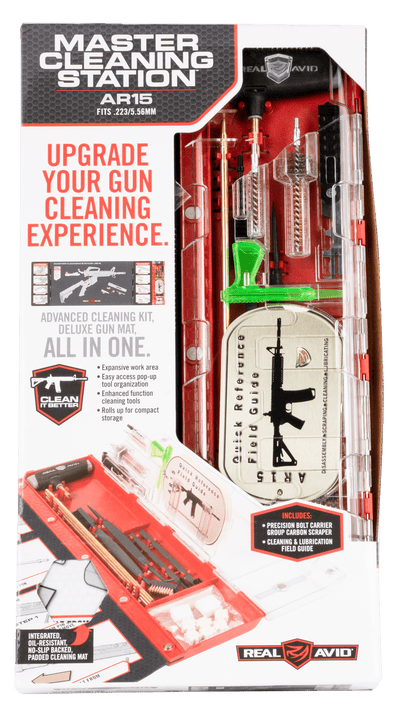 Real Avid Real Avid Master Cleaning Stat - Ar-15 Cleaning Kit & Mat Cleaning And Gun Care