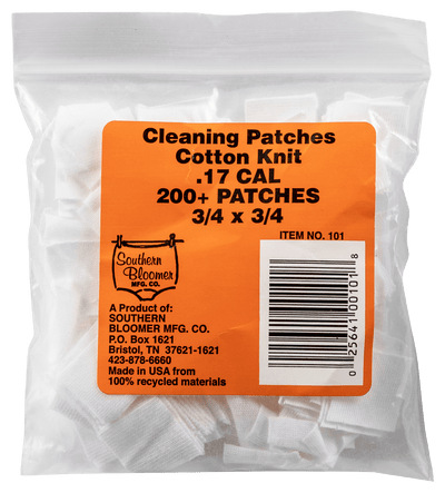 Southern Bloomers Southern Bloomer .17cal - Cleaning Patches 200-pack Cleaning And Gun Care