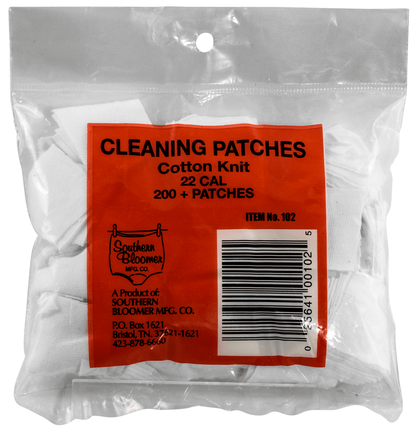 Southern Bloomers Southern Bloomer .22cal. - Cleaning Patches 200-pack Cleaning And Gun Care