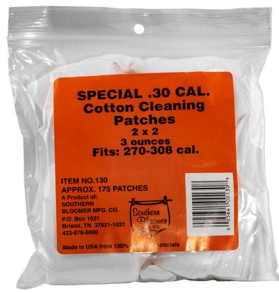 Southern Bloomers Southern Bloomer .30 Caliber - Cleaning Patch 175-pack Cleaning And Gun Care