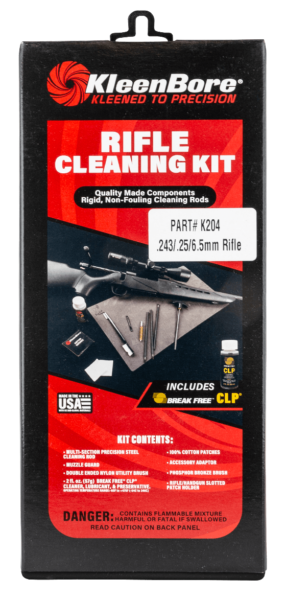 Kleen-Bore Kleen Br Rfl 243/25/6.5mm Cln Kit Cleaning Equipment