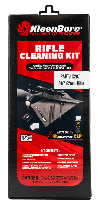 Kleen-Bore Kleen Br Rfl 30/7.62mm/8mm Cln Kit Cleaning Equipment
