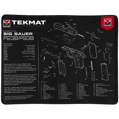 TekMat Tekmat Ultra Pstl Mat Sig P238 Cleaning Equipment