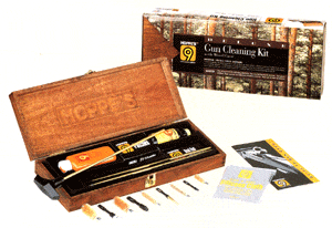 Hoppes Hoppes Deluxe Gun Cleaning Kit - W/wood Storage Case Cleaning Kits