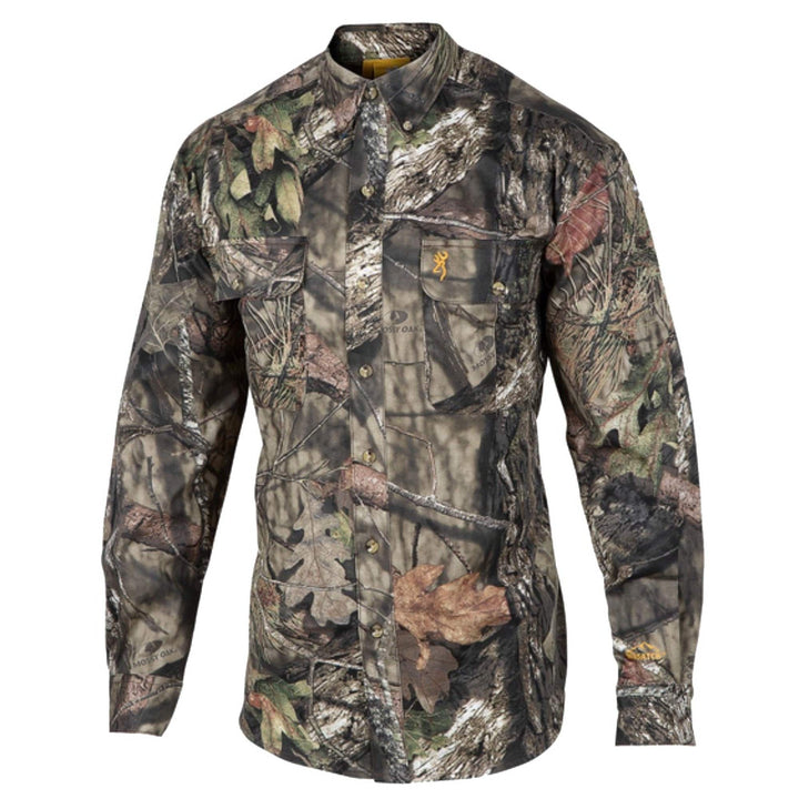 browning dress shirts Browning Wasatch Long Sleeve Shirt, Realtree Max 5 Camo Small
